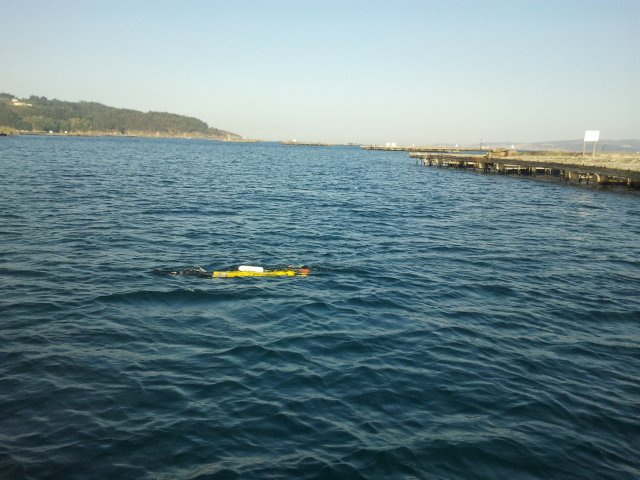 segunda prueba en el mar